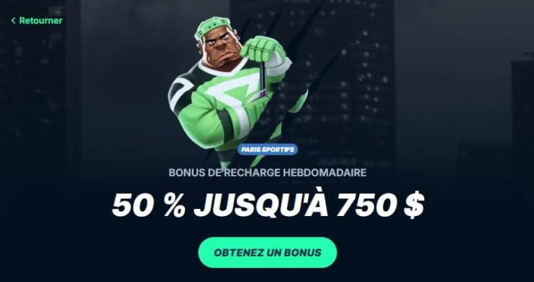 PlayZilla Casino bonus recharge hebdomadaire