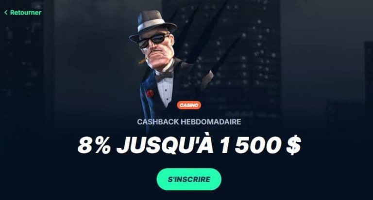PlayZilla Casino cashback hebdomadaire