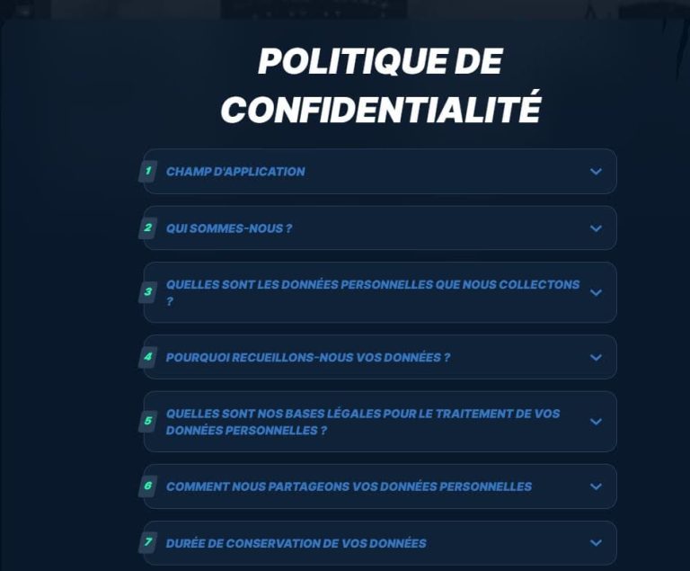 PlayZilla Casino politique confidentialité